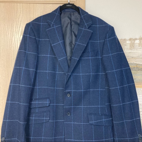 Donegal Other - Triona Donegal Tweed Ireland 100% Irish wool blue sport coat blazer 38L